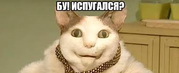 Бу! Испугался?